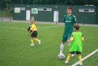 L. Spalvis tapo teisėju ir surengė treniruotę jauniesiems futbolininkams