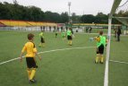 L. Spalvis tapo teisėju ir surengė treniruotę jauniesiems futbolininkams