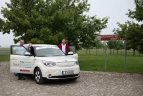 Rekordinė kelionė elektromobiliu.