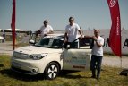 Rekordinė kelionė elektromobiliu.
