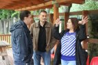 Žurnalistai mielai išbandė regbio žaidimo elementus