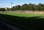 Nors LFF stadione dar liko darbų statybininkams, rungtynės jame jau vyksta