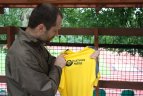Žurnalistai mielai išbandė regbio žaidimo elementus