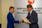 KKSD pagerbti Lietuvos jėgos trikovės atletai