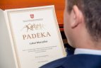 KKSD pagerbti Lietuvos jėgos trikovės atletai