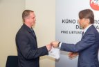 KKSD pagerbti Lietuvos jėgos trikovės atletai