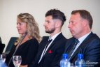 KKSD pagerbti Europos žaidynių prizininkai.