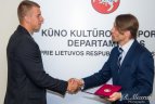 KKSD pagerbti Europos žaidynių prizininkai.