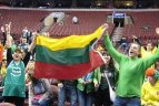 JAV lietuviai NBA rungtynėse.