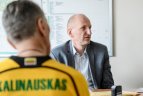 Prieš stadiono griovimą protestavo nedidelė grupelė žmoni