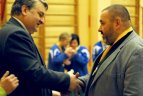 Lietuvos komandų imtynių čempionato Kuršėnuose akimirkos.