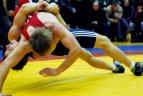 Lietuvos komandų imtynių čempionato Kuršėnuose akimirkos.