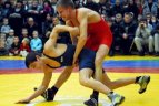 Lietuvos komandų imtynių čempionato Kuršėnuose akimirkos.