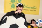 Kauno darželyje - mergaičių futbolo diena