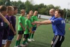 Futbolo festivalio vaikų globos namams akimirka