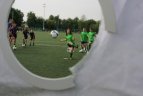 Futbolo festivalio vaikų globos namams akimirka