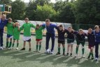 Futbolo festivalio vaikų globos namams akimirka