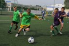Futbolo festivalio vaikų globos namams akimirka