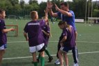 Futbolo festivalio vaikų globos namams akimirka