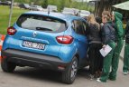 Lietuvos moterų krepšinio rinktinė išbandė jėgas prie automobilio vairo