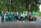 Lietuvos moterų krepšinio rinktinė išbandė jėgas prie automobilio vairo