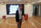 LSU stažuotės NBA būstinėje Londone akimirkos