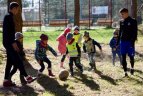 „Utenio“ stadione – miško futbolas.