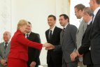 Krepšininkus pagerbė Prezidentė Dalia Grybauskaitė