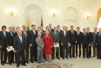 Krepšininkus pagerbė Prezidentė Dalia Grybauskaitė