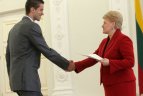 Krepšininkus pagerbė Prezidentė Dalia Grybauskaitė