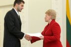 Krepšininkus pagerbė Prezidentė Dalia Grybauskaitė