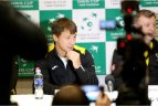 Lietuvos ir Estijos tenisininkų susitikimas su žiniasklaida