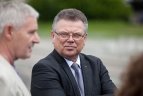 Olimpiečiai varžėsi automobilių slalomo trasoje