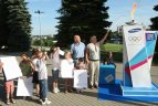 "Hope Relay" finišas.