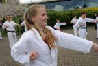 Japonijos bičiuliai, karate meistrai Vilniuje pažymėjo sakurų žydėjimo šventę