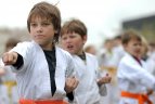 Japonijos bičiuliai, karate meistrai Vilniuje pažymėjo sakurų žydėjimo šventę