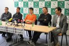 Lietuvos vyrų teniso rinktinės spaudos konferencija