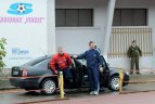 2010 10 20. Lietuvos kariuomenės vadas  A. Pocius ir kariškiai laikė karių fizinio parengtumo testą.