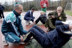 Kariškiai laikė fizinio parengtumo testą