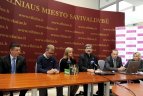 Spaudos konferencija Vilniaus savivaldybėje