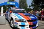 "300 ežerų" tarptautinio ralio Zarasuose akimirkos