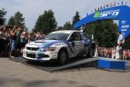 "300 ežerų" tarptautinio ralio Zarasuose akimirkos