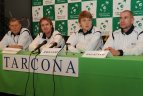 Davis Cup. Estija - Lietuva. Spaudos konferencijos