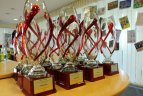 Konkurso "Piešiame sportą" laureatų apdovanojimai.