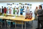 Konkurso "Piešiame sportą" laureatų apdovanojimai.