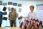 Konkurso "Piešiame sportą" laureatų apdovanojimai.