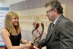 Konkurso "Piešiame sportą" laureatų apdovanojimai.
