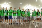Jaunieji olimpiečiai sugrįžo į Lietuvą.