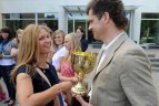 Žolės riedulio vyrų ir moterų čempionatų prizininkų apdovanojimai