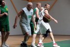 Krepšinis : LSŽF - „Olifėja" - 50:49.